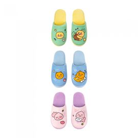 Kakao Friends Room Slippers / Indoor Shoes (Ryan/Choonsik/Apeach) | Padded Sponge Cushion | Anti-Noise/Non-Slip | Designed in Korea