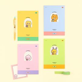 Kakao Friends B6 Arch Window/Dom Song Note | Photo Card/Sticker DIY Emotional Notebook | 7mm Lined 40 Sheets | Made in Korea Kakao Friends B6 Arch Window/Dom Song Note | Photo Card/Sticker DIY Emotional Notebook | 7mm Lined 40 Sheets | Made in Korea