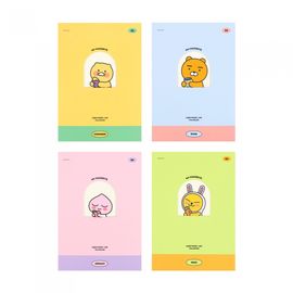 Kakao Friends B6 Arch Window/Dom Song Note | Photo Card/Sticker DIY Emotional Notebook | 7mm Lined 40 Sheets | Made in Korea