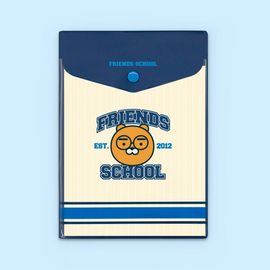 Kakao Friends School Theme Color Multi-Pocket Note..