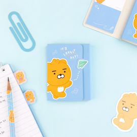Kakao Friends Little Friends Lovely 4-Tier Sticky Notes | Folding Multi-Shape Post-it | No Residue & Portable | Made in Korea