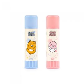 Kakao Friends Glue Stick 25g (Ryan/Apeach) | Smooth & Clean Solid Glue | Quick Dry & Strong Adhesion | Made in Korea