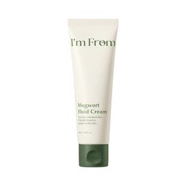 [I’m From] Mugwort Fluid Cream 50ml – Cooling Soothing Cream with Ganghwa Mugwort & Zinc PCA, VEGELIVE Extraction, Lightweight Hydrating Formula for Heated and Sensitive Skin _ Made in KOREA