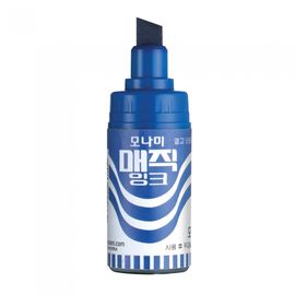 [Monami] Bottle Permanent Marker | Chisel Nib (4–8mm) | Industrial & POP Use | Various Colors | Made in Korea