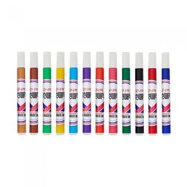 [Monami] Permanent Marker | Korea's Representative Multi-Purpose Oil-Based Marker | Mild Odor (Alcohol Ink) | Round Nib 2mm | Made in Korea