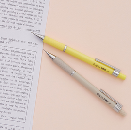 [Monami] Grippix POP Mechanical Pencil 0.5mm | 6 Pastel Colors | Comfortable Grip/Low Weight | Twist Eraser/Metal Clip | Made in Korea