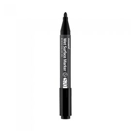 [Monami] All-Weather Marker 570 (Black) | 2mm Round Nib | Marks Clearly on Wet/Oily Surfaces | Quick Dry/Water-Resistant | Made in Korea