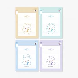 [Penpia] 1000 Elementary Lined Notebook (Grade 3-6) | Non-Fluorescent 75g Paper / 24 Sheets | 188*260mm | Perfect Bound | Made in Korea