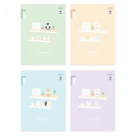 [Penpia] Elementary 10-Square Korean Language Notebook | Hangeul Writing Practice / 16 Sheets | 188*260mm | Perfect Bound | Made in Korea