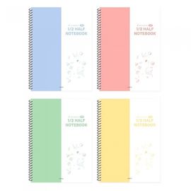 [Penpia] 3000 Two-Split Spring Notebook (Math) | 75g Wood-Free Paper / 75 Sheets | 188*260mm Size | Left Spiral Bound | Made in Korea