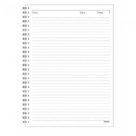 [Penpia] 3500 Filler A4 Spiral Notebook | Lined Paper / 60 Sheets | 225*305mm | Perforated Sheets | Made in Korea