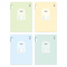 [Penpia] 1000 Elementary English Practice Notebook (Grade 3-6) | 4-Line System / 24 Sheets | 188*260mm | Perfect Bound | Made in Korea