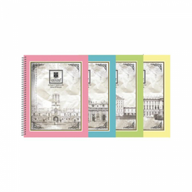 [Oxford] 6000 PP Cover Paper Pocket Perforated Spiral Notebook Letter Size | Lined / 80 Sheets | 279*216mm | Left Twin Spiral Bound | Made in Korea