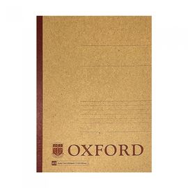 [Oxford] 2000 Kraft Cover Lie-Flat Notebook A5 | 7mm Lined / 60 Sheets | 148*210mm | Perfect Bound | Made in Korea