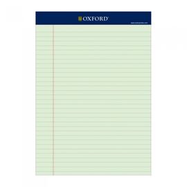 [Oxford] 2000 Regal Pad A4 Notepads | 8mm Ruling / 40 Sheets | Top Bound | 100% Eco-Friendly Neutral Paper