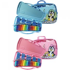 [YoungChang] 27-Key Xylophone Blue & Pink YX-27KB/KP | Rainbow Keys | Accurate Pitch | Includes Carrying Bag | Made in Korea