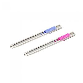 [PEACE] 220 Slim Stainless Steel Utility Knife | Pen-Type Design | 137mm Lightweight Cutter | Durable Anti-Rust Body | Made in Korea