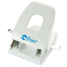 [PEACE] Dual-Distance 2-Hole Punch (70mm/80mm) | 25-Sheet Capacity | Ergonomic Design | Guide Ruler | Made in Korea