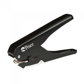 [PEACE] Classic Handheld Slot Punch | 15 x 4mm Rectangular Hole | Chrome Plated | 10-Sheet Capacity | Made in Korea