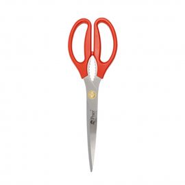 [PEACE] Multi-Purpose Kitchen Shears K-305 | Stainless Steel | Red Handle | Built-in Bottle Opener | Made in Korea