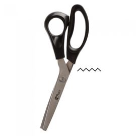[PEACE] Pinking Shears 100 | 75mm Stainless Steel Blade | Zig-Zag (Triangle) Edge | Professional Craft & Sewing Scissors | Made in Korea