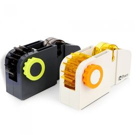 [PEACE] Desktop Tape Dispenser No. 1 | Built-in Organizer & Drawer | 3" Core Support | Safety Design | Grey/Beige | Made in Korea