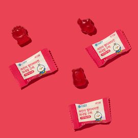 KIDSTEN Children’s Multivitamin & Mineral Gummies(60 Gummies) – Kids Gummy Vitamins for Growth & Development, Strawberry Flavor, Non-GMO _ Made in KOREA