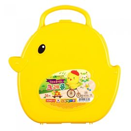 [DONG-A] Yellow Chick Non-Messy Crayons | 36 Colors | ACMI & CE Certified Safety | Non-Staining Formula | Made in Korea