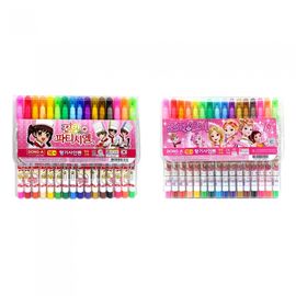 DONG-A Scented Felt-Tip Pens 16 Colors for Girls | Sweet Fragrance | ACMI & CE Certified Safety | Long-Lasting Airtight Cap | Made in Korea