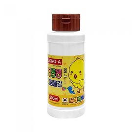 DONG-A DingDongDang Washable Poster Paint 200ml Brown | ACMI Certified Safety | Rich Earth Tone | Made in Korea