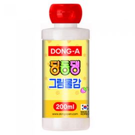 DONG-A DingDongDang Washable Poster Paint 200ml Vermilion | ACMI Certified Safety | Vibrant & Warm Palette | Made in Korea