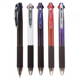 DONG-A Chronix 3 Hybrid 3-Color Ballpoint Pen 0.7mm | Black, Blue, Red Ink | Soft Rubber Grip | Smooth Hybrid Ink | Made in Korea