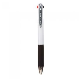 DONG-A Chronix 3 Hybrid 3-Color Ballpoint Pen 0.7mm | Black, Blue, Red Ink | Soft Rubber Grip | Smooth Hybrid Ink | Made in Korea