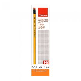 DONG-A Office Eraser Pencils 12pcs | HB, B, 2B Options | Premium Graphite Lead | Smooth Writing | Made in Korea