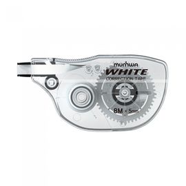 MUNHWA White Correction Tape 5mm x 8M | Instant Coverage | Smooth Application | Made in Korea