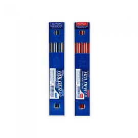 MUNHWA 2.0mm Lead Refills for Clutch Pencils | Diamond Structure High-Strength | B, Red, Blue | Made in Korea