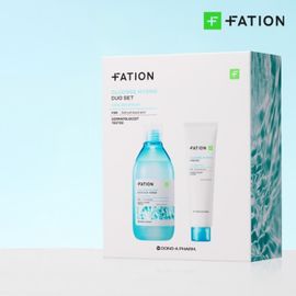 FATION Glucose Hydro 2-Piece Skincare Set with Shopping Bag Essence Toner 300ml and Cream 60ml Dehydrated Skin Vital Ion Kit _ Made in KOREA