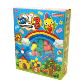 Donerland Funny Corn 200 Pcs (HB05011) | Magic Corn Starch Noodles | Eco-Friendly Sensory Toy | Sticks with Water | Made in Korea