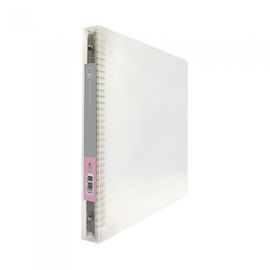 Munhwa File B446-7 Professional A4 Translucent 30-Ring Metal Binder for Customizable Notebook and Clear File System Made in Korea