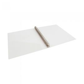 Munhwa File B446-7 Professional A4 Translucent 30-Ring Metal Binder for Customizable Notebook and Clear File System Made in Korea