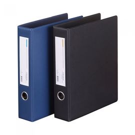 Munhwa Professional PVC Vinyl 3-Ring D-Ring Binder B648-7 | 1-Inch (3.5cm) | Black | High-Frequency Welded | Made in Korea