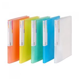 Munhwa Slim Clear Pocket File F422-7 | A4 Size | 30 Pockets | 5 Color Options | Professional Portfolio & Archive | Made in Korea
