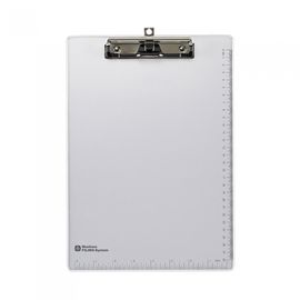 Munhwa File F917-7 Premium A4 Aluminum Metal Clipboard with Built-in Ruler and Integrated Pen Holder Wire Clip