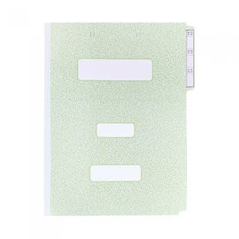 Munhwa Reinforced Cloth Spine Folder (Cheongcheon File) A4 MKM Green | 10 Packs | Adjustable Spine with Index System | Heavy-Duty Coated Manila Paper | Made in Korea
