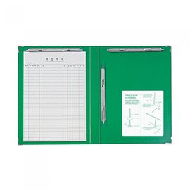 Munhwa Professional One-Touch Green Spring File F130 | A4 Size | Metal Spring Mechanism | Reinforced Metal Corners | Made in Korea