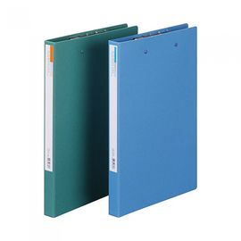 Munhwa Premium Imported Paper Double Punchless File F335-71 | Twin Lever-Clip Mechanism | Blue & Green | No-Hole Binding | Made in Korea