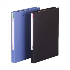 Munhwa Professional A4 Double Punchless File F435-71 | Twin Lever-Clip Mechanism | Black & Blue | No-Hole Binding | Made in Korea