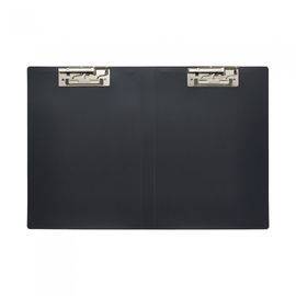 Munhwa Professional A4 Double Punchless File F435-71 | Twin Lever-Clip Mechanism | Black & Blue | No-Hole Binding | Made in Korea