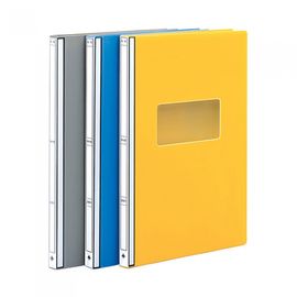 Munhwa PP Progress Report File F436-71 A4 | 2 Packs | Punch-Free Document Holder | 3 Color Options | Made in Korea