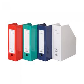 Munhwa File F190-72 A4 Multi-Functional Desktop File Box with Finger-Hole and Waterproof Coating for Magazine and Document Organizing Made in Korea